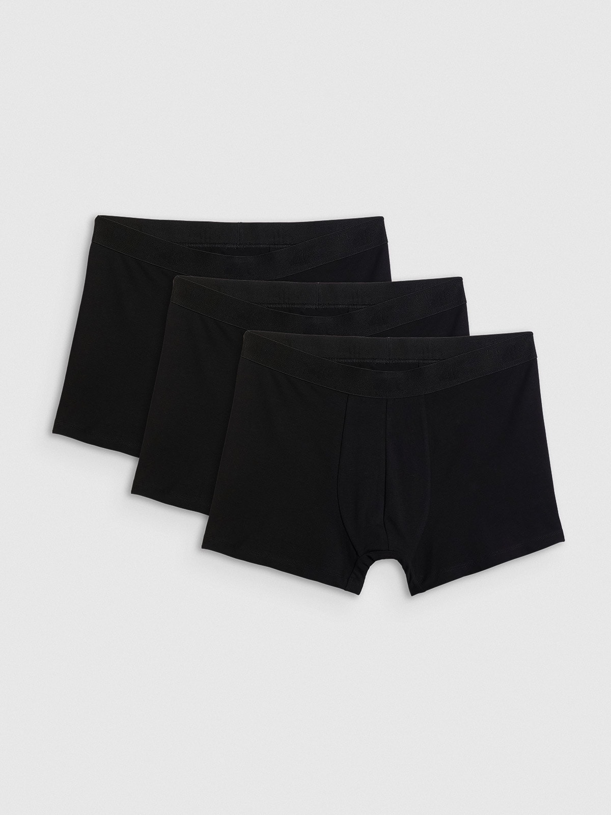 4F Bielizna bokserki (3-pack) męskie - czarne XXL