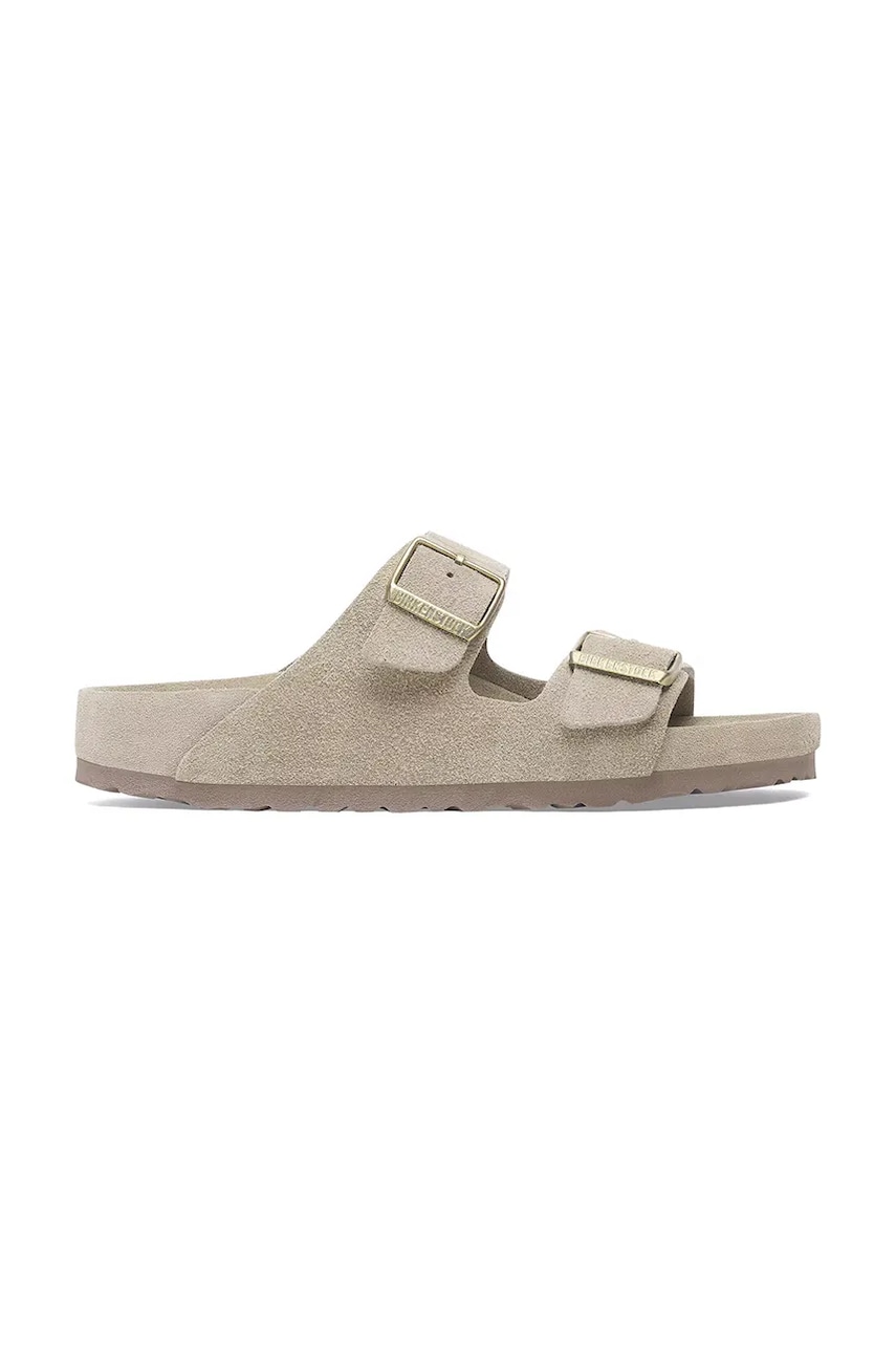 Birkenstock Arizona EXQ LEVE klapki damskie zamszowe