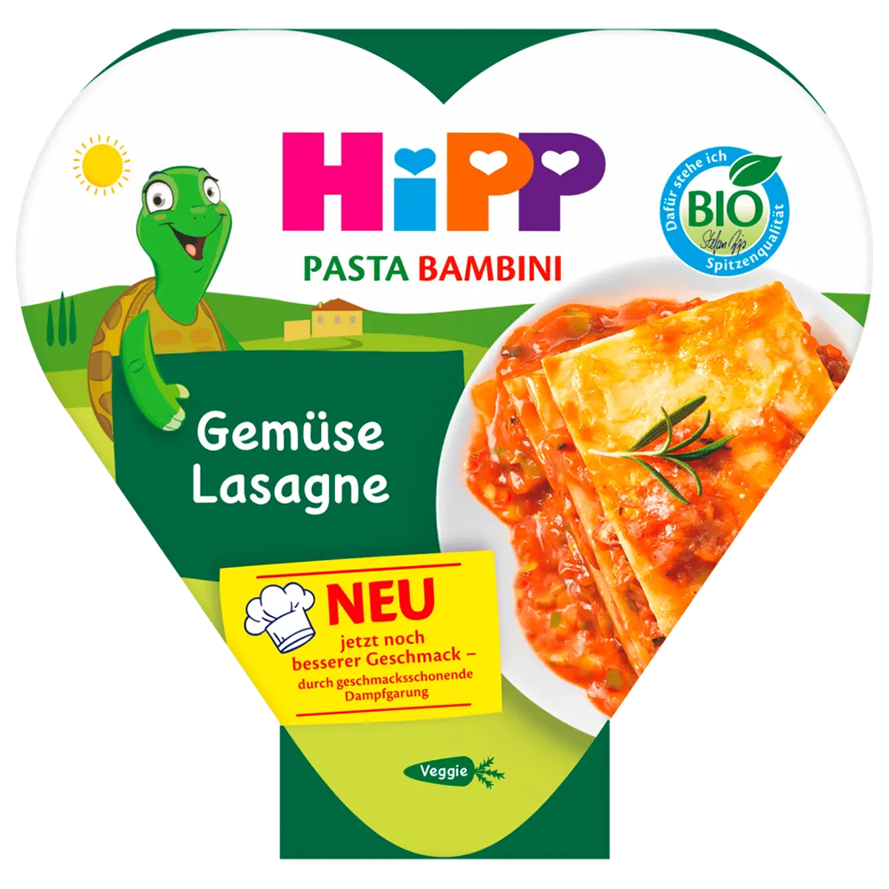 Hipp Danie Bio, lasagne z warzywami, po 1 roku, 250 g