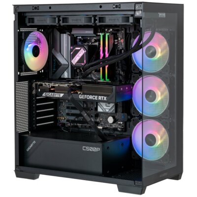Komputer MAD DOG Powered by Gigabyte C500-A10WR32WP R7-7800X3D 32GB RAM 1TB SSD GeForce RTX5070 DLSS 4 Wi-Fi Windows 11 Professional PBG C500-A10WR32WP