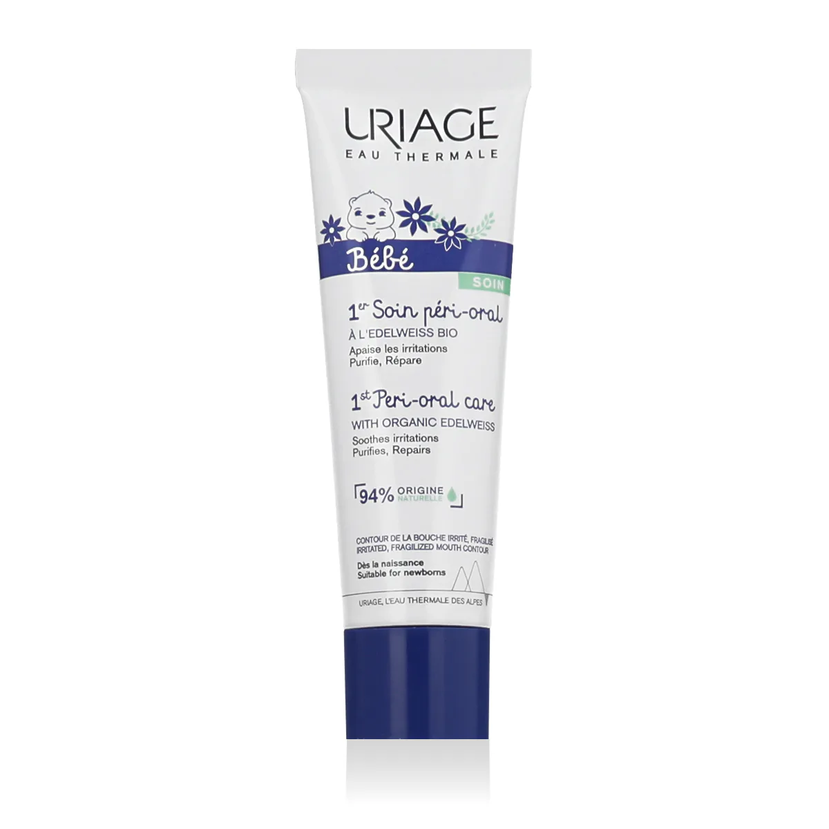 Uriage Bébé 1st Soin Peri Oral łagodzący krem na podrażnienia w okolicach ust dla dzieci 30 ml