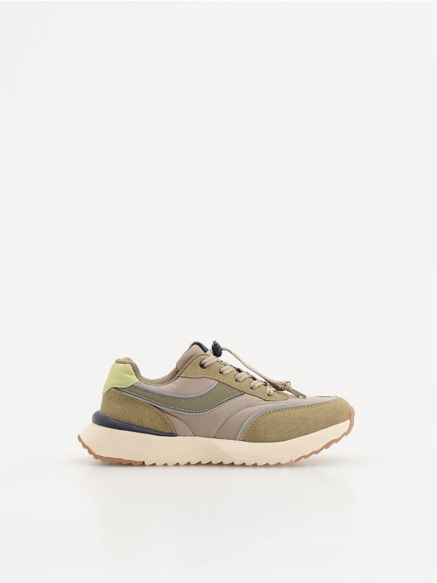 Reserved - Lekkie sneakersy - beżowy