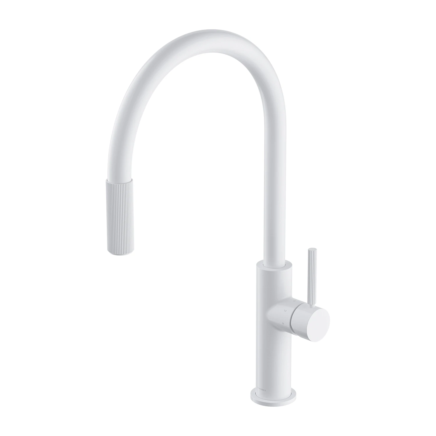 Bateria z wyciąganą wylewką do podłączenia zestawu filtrującego OMNIRES Switch SW9059WM Biały Mat