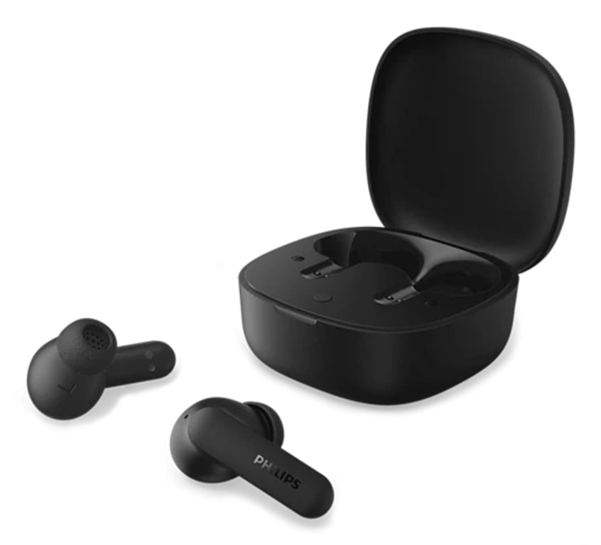 Philips TAT2200BK/00 słuchawki/zestaw słuchawkowy True Wireless Stereo (TWS) Douszny Połączenia/muzyka Bluetooth Czarny