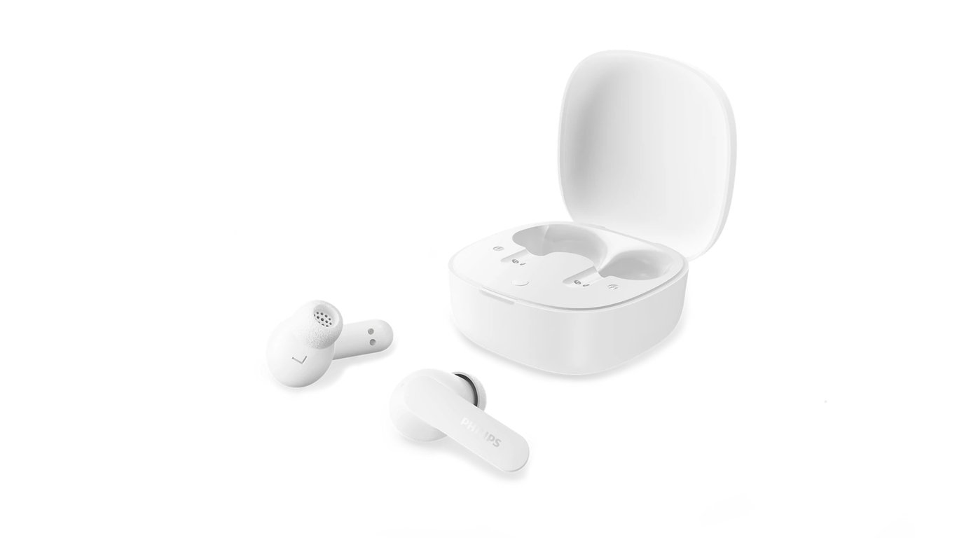 Philips TAT2200WT/00 słuchawki/zestaw słuchawkowy True Wireless Stereo (TWS) Douszny Połączenia/muzyka Bluetooth Biały