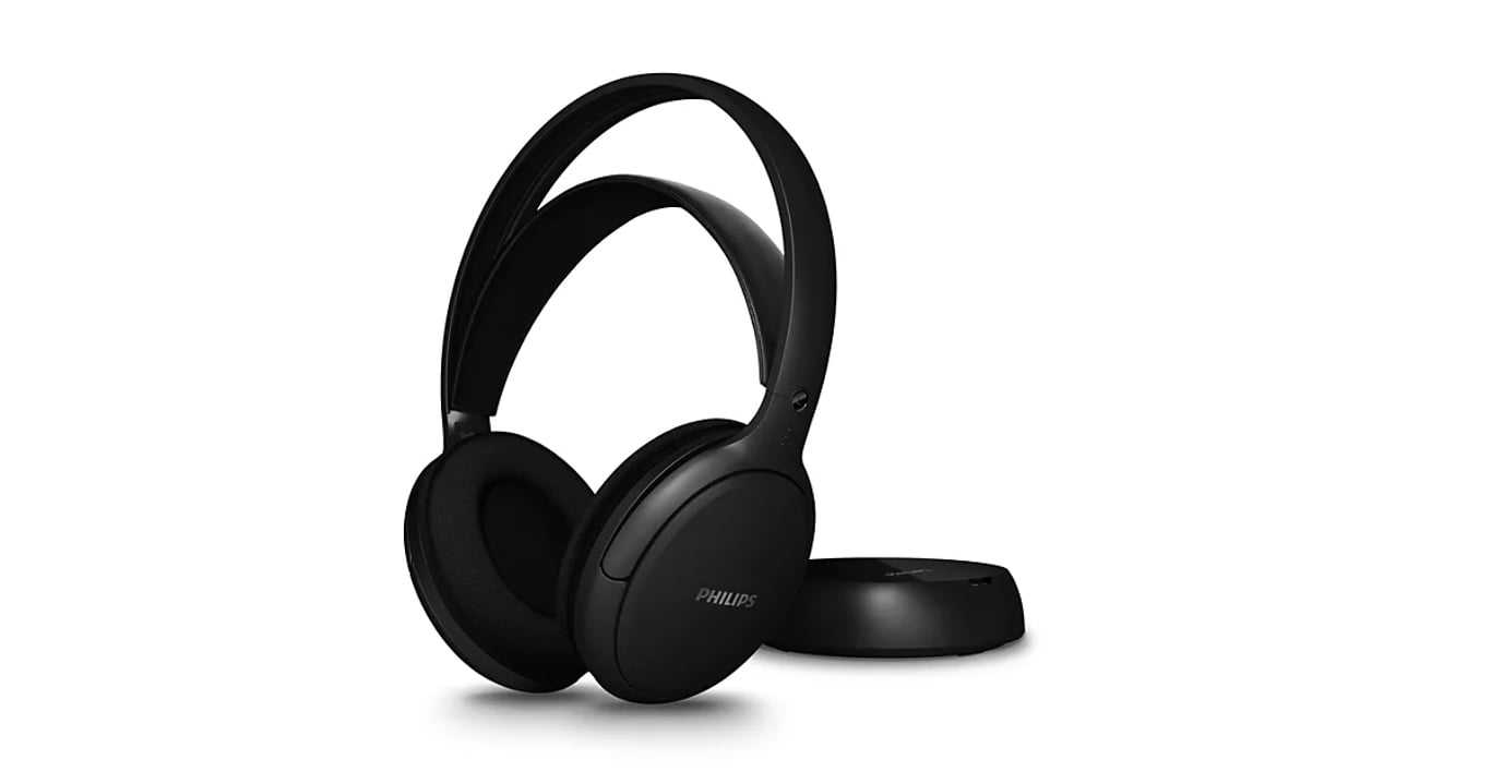 Philips 6000 series SHD6000BK/12 słuchawki/zestaw słuchawkowy Przewodowy i Bezprzewodowy Opaska na głowę TV Podstawka do ładowania Czarny