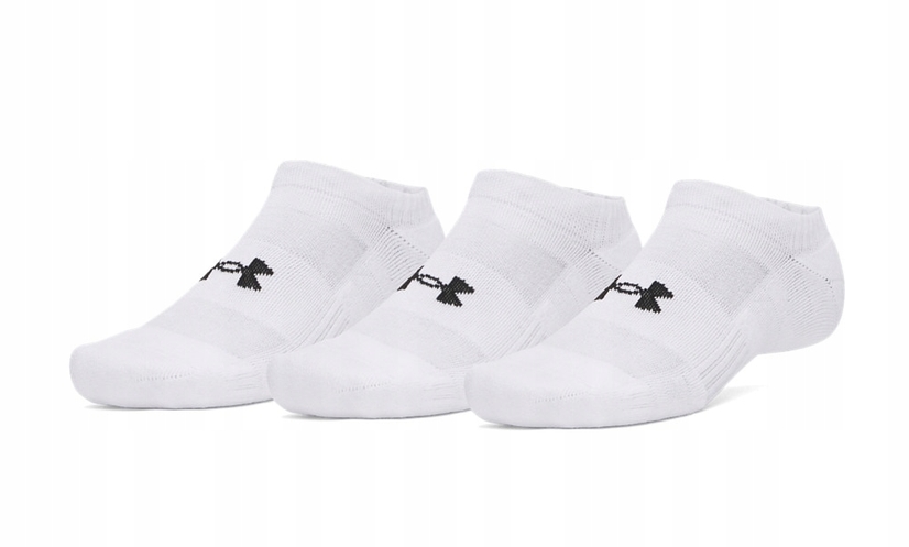 UNDER ARMOUR skarpety bawełniane treningowe unisex UA Performance Cotton 3 sztuki białe