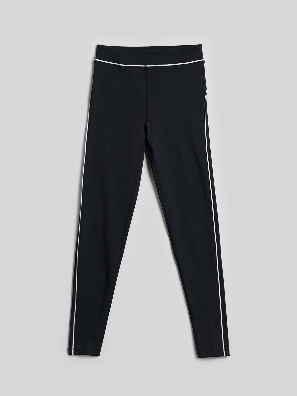 4F Legginsy dzianinowe damskie - czarne XL