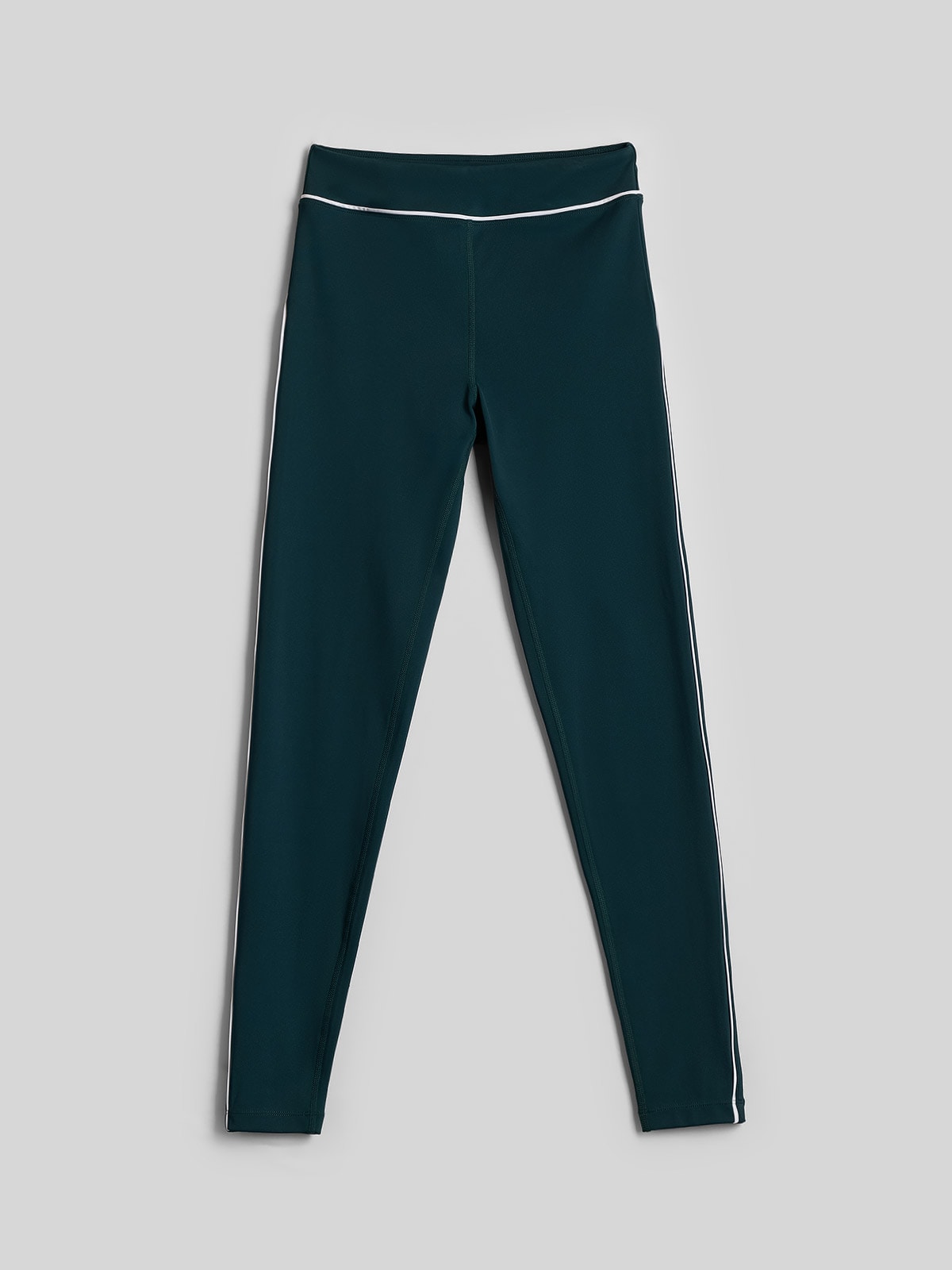 4F Legginsy dzianinowe damskie - zielone XS
