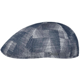 Kaszkiet Texas Cotton Jacquard by Stetson, biało-ciemnoniebieski, XL (60-61 cm)