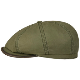 Kaszkiet z Ochroną UV Hatteras Cotton by Stetson, oliwkowy, M (56-57 cm)