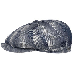 Kaszkiet Hatteras Cotton Jacquard by Stetson, biało-ciemnoniebieski, M (56-57 cm)