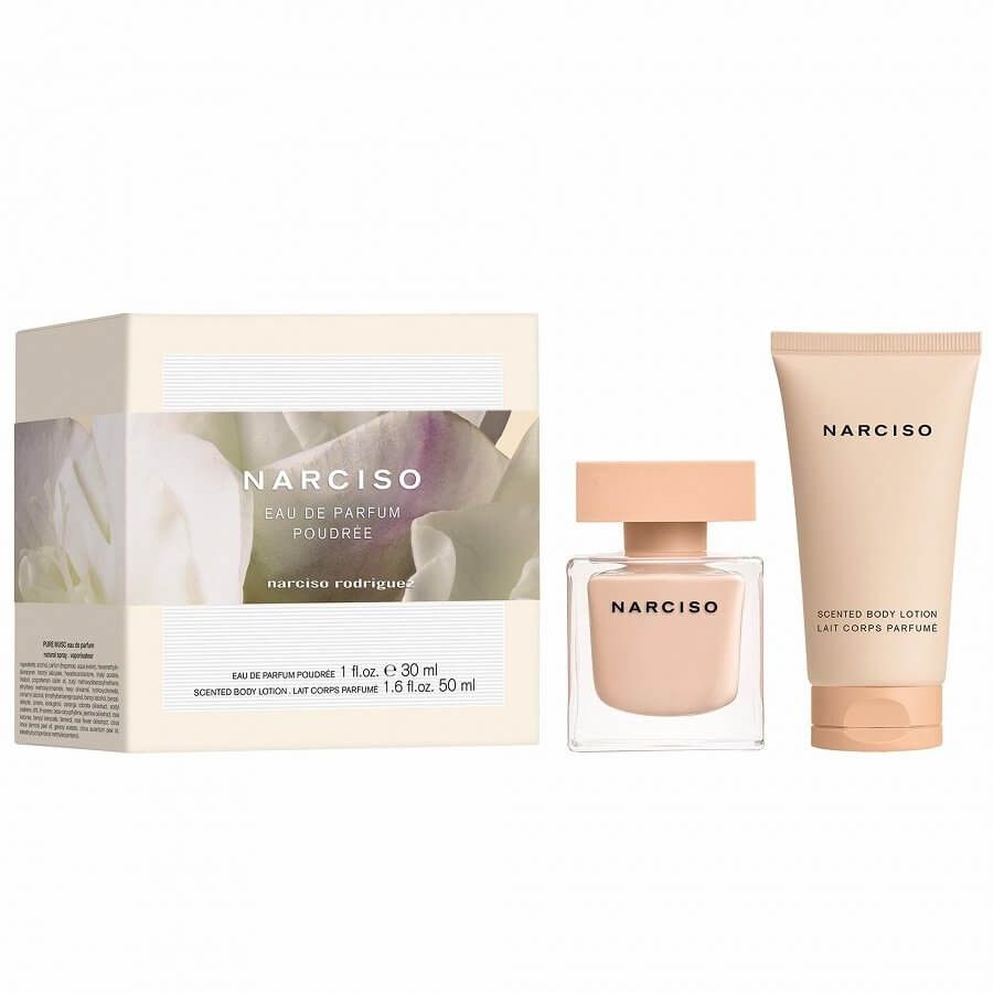 Narciso Poudree zestaw woda perfumowana spray 30ml + balsam do ciała 50ml