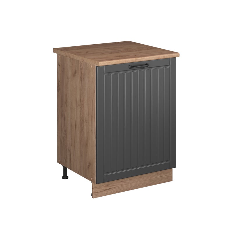 Vicco Szafka pod zlew Fame-Line, Ciemnoszary/Dąb goldkraft, 60 cm