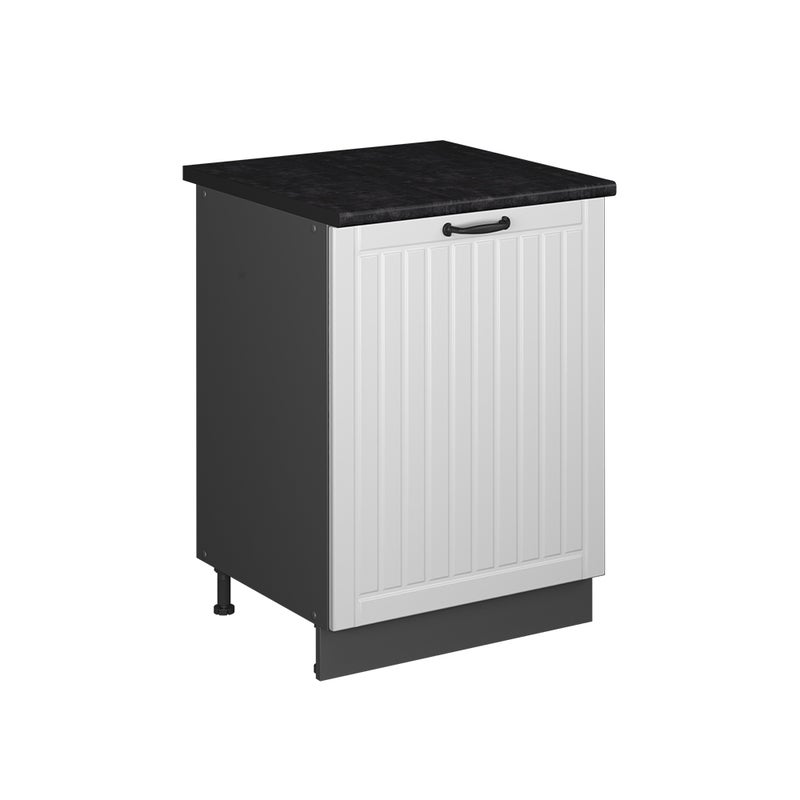 Vicco Szafka pod zlew Fame-Line, Biały rustykalny/Antracyt, 60 cm