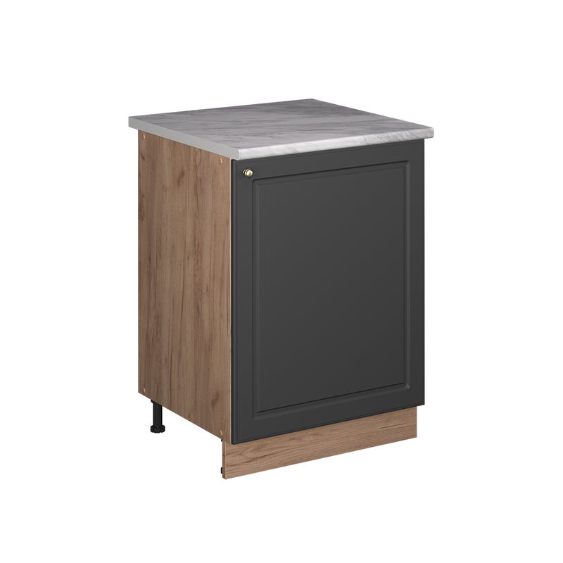 Vicco Szafka pod zlew Fame-Line, Anthrazit Gold rustykalny/Dąb goldkraft, 60 cm