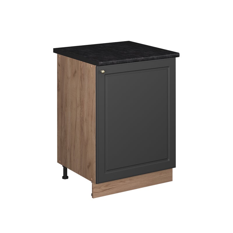 Vicco Szafka pod zlew Fame-Line, Anthrazit Gold rustykalny/Dąb goldkraft, 60 cm