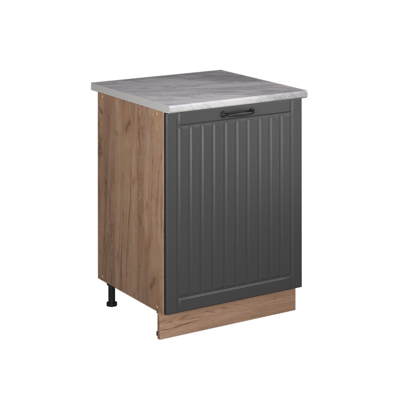 Vicco Szafka pod zlew Fame-Line, Ciemnoszary/Dąb goldkraft, 60 cm