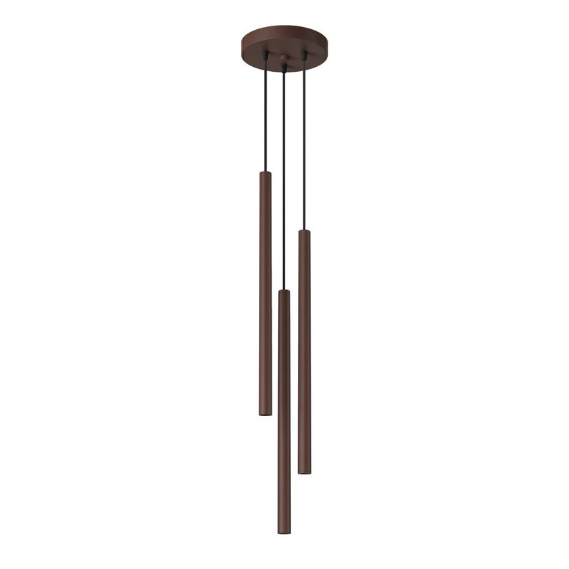 Lampa wisząca PASTELO 3P brązowa