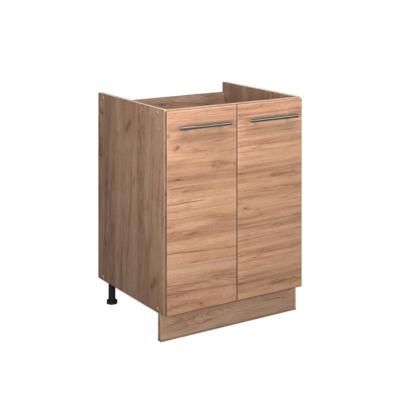 Vicco Szafka pod zlew Fame-Line, Dąb goldkraft/Dąb goldkraft, 60 cm