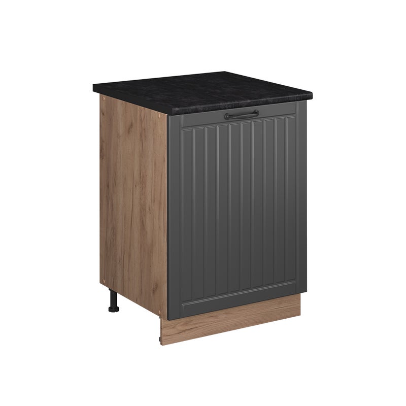 Vicco Szafka pod zlew Fame-Line, Ciemnoszary/Dąb goldkraft, 60 cm