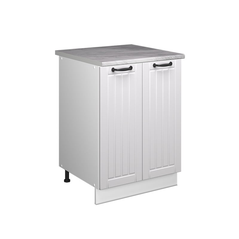 Vicco Szafka pod zlew Fame-Line, Biały rustykalny/Biały, 60 cm