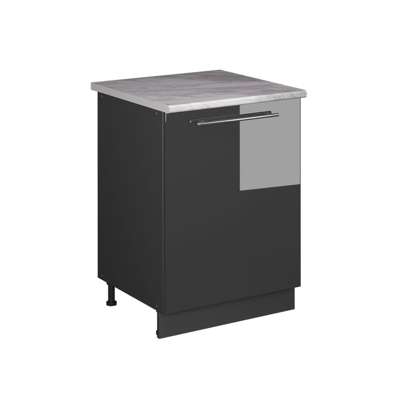Vicco Szafka pod zlew Fame-Line, Antracyt połysk/Antracyt, 60 cm