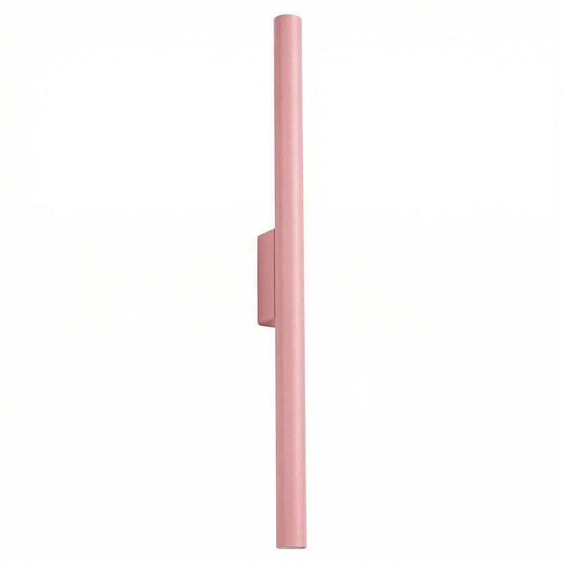 Kinkiet ścienny minimalistyczny różowy smukła tuba góra dół 2xG9 8W PASTELO Sollux Lighting