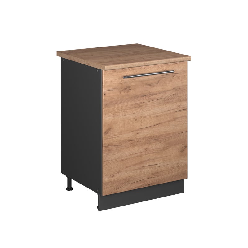 Vicco Szafka pod zlew Fame-Line, Dąb goldkraft/Antracyt, 60 cm