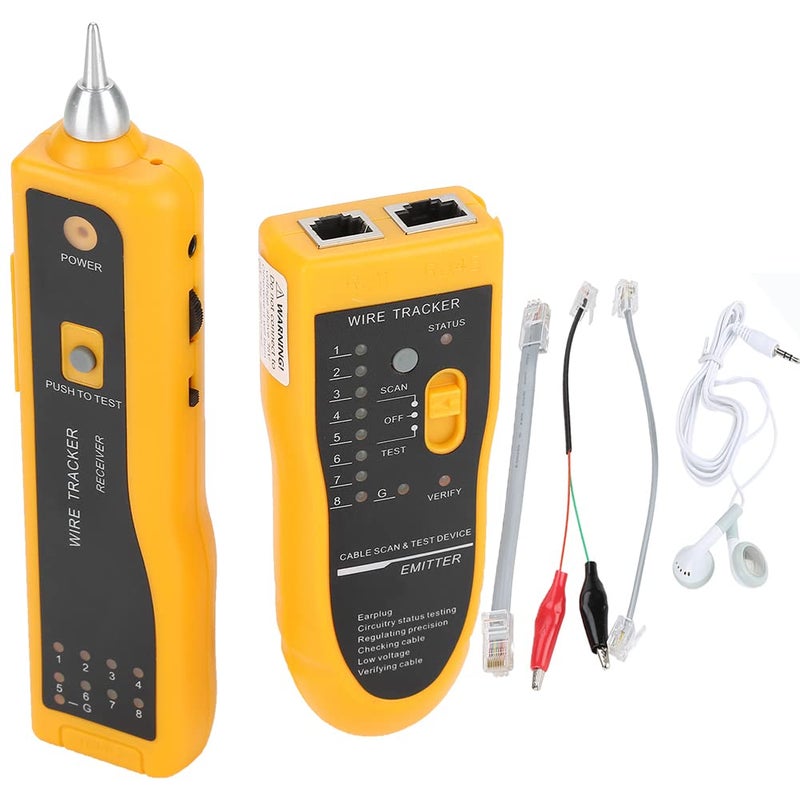 Tester kabli sieciowych RJ45/RJ11 – wielofunkcyjny lokalizator linii do konserwacji sieci