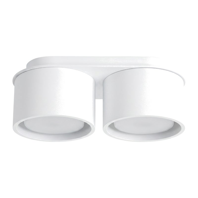 Spot sufitowy minimalistyczny biały podwójny 2xGX53 10W MODO Sollux Lighting