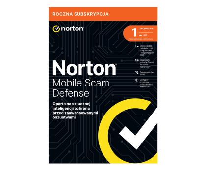NortonLifeLock Mobile Scam Defence 1st. 12 m. ESD - wyślemy Ci klucz, gdy dostaniemy płatność