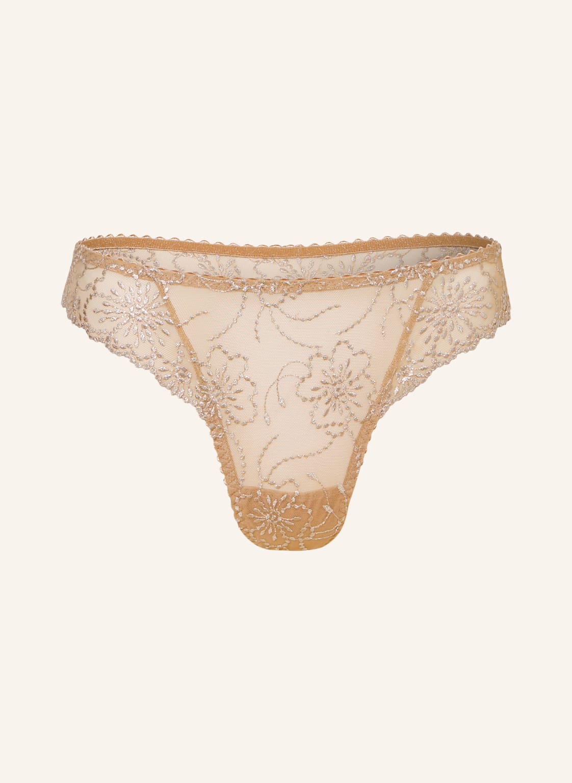 Marie Jo Stringi Jane Z Ozdobnymi Perełkami beige