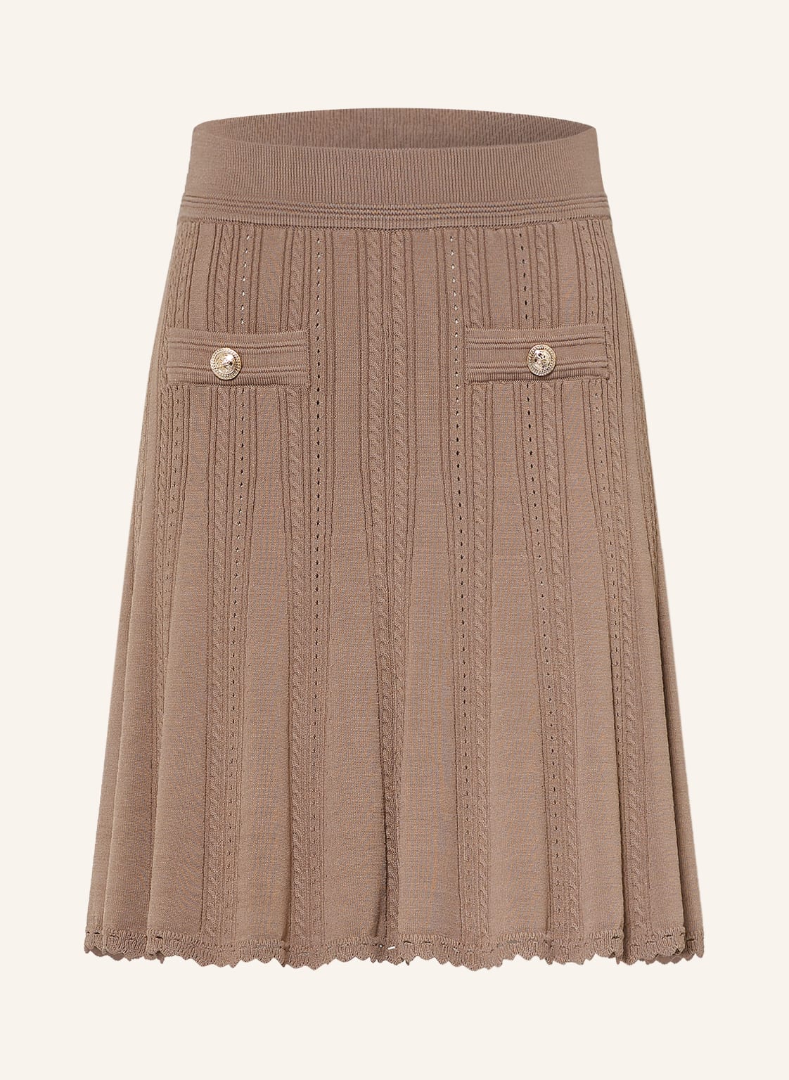 Guess Spódnica Dzianinowa Carmen beige