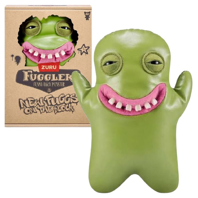 Maskotka Pluszak Zuru Fuggler New Fuggs on the Block Zielona Przytulanka Dla Dzieci Pluszowa Zabawka Figurka