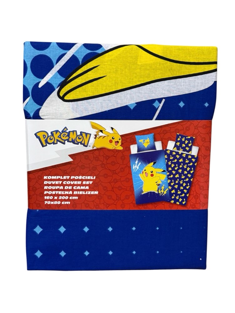 HALANTEX Komplet pościeli PIKACHU 160x200 cm