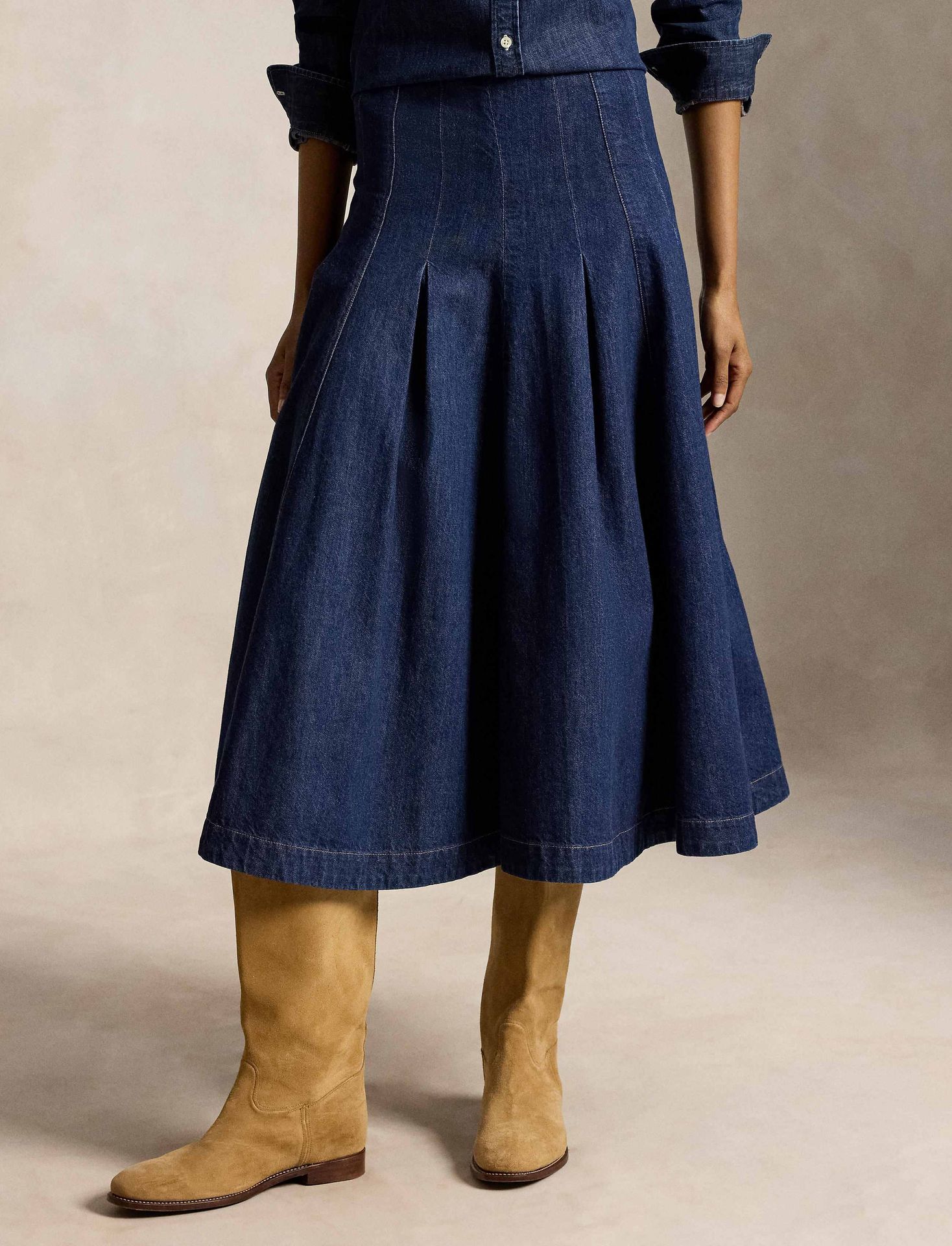 POLO RALPH LAUREN Jeansowa spódnica
