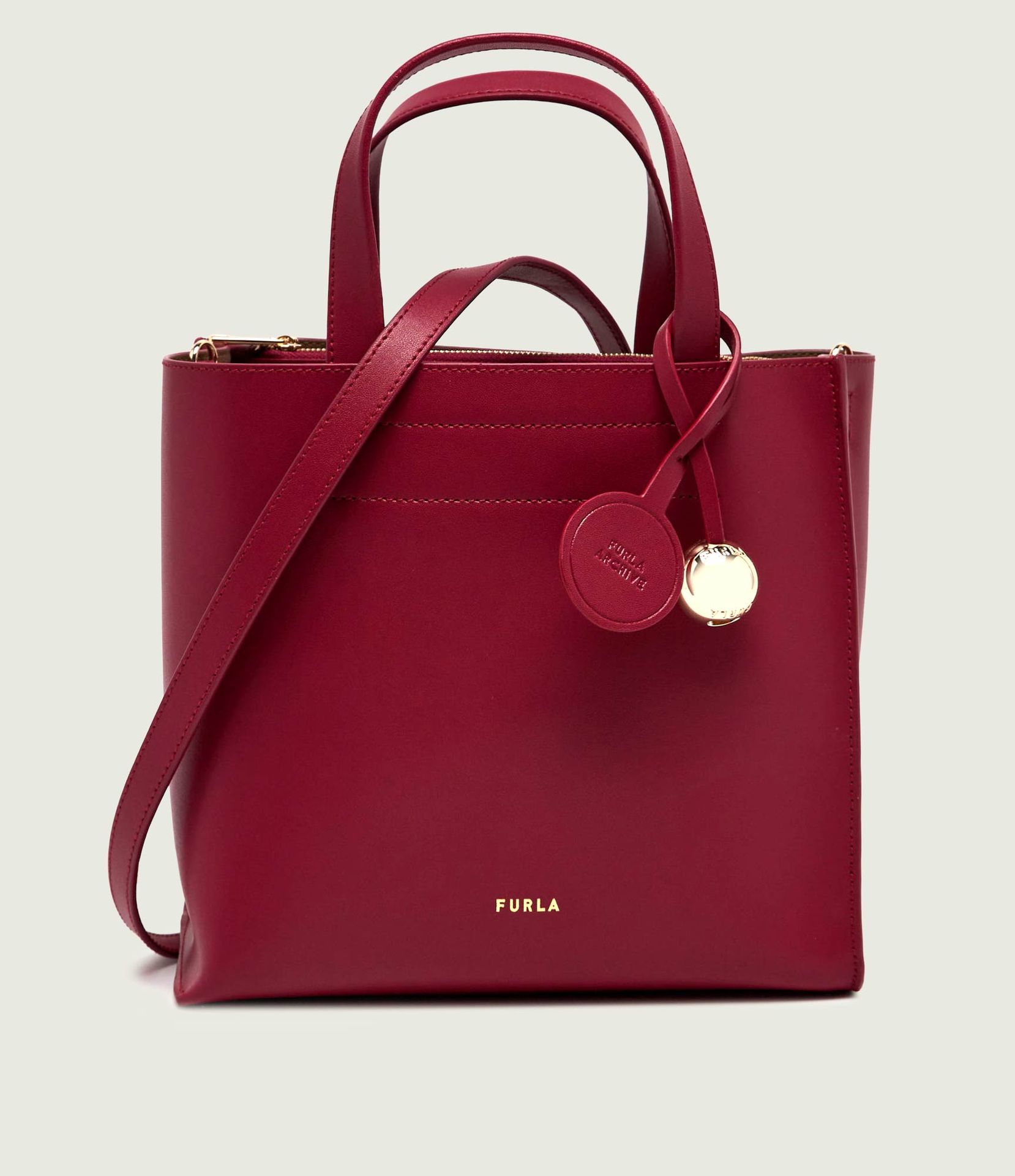 Furla Skórzana torebka na ramię Furla Divide It