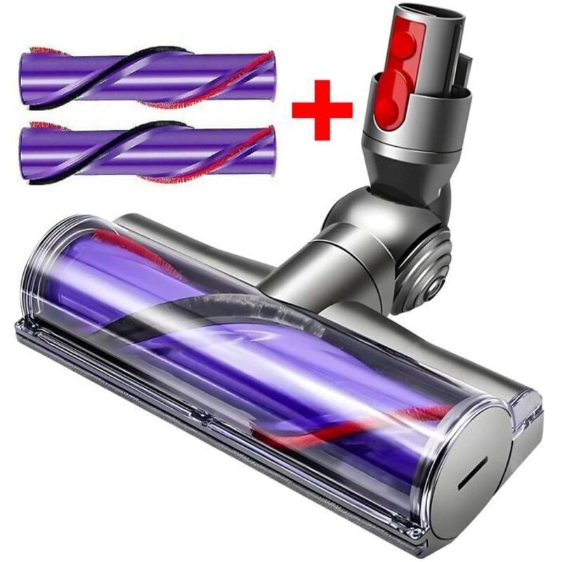 Odkurzacz Dyson V7-V15 – szczotka z silnikiem o wysokim momencie obrotowym i 2 rolkami z napędem bezpośrednim, idealny do podłóg