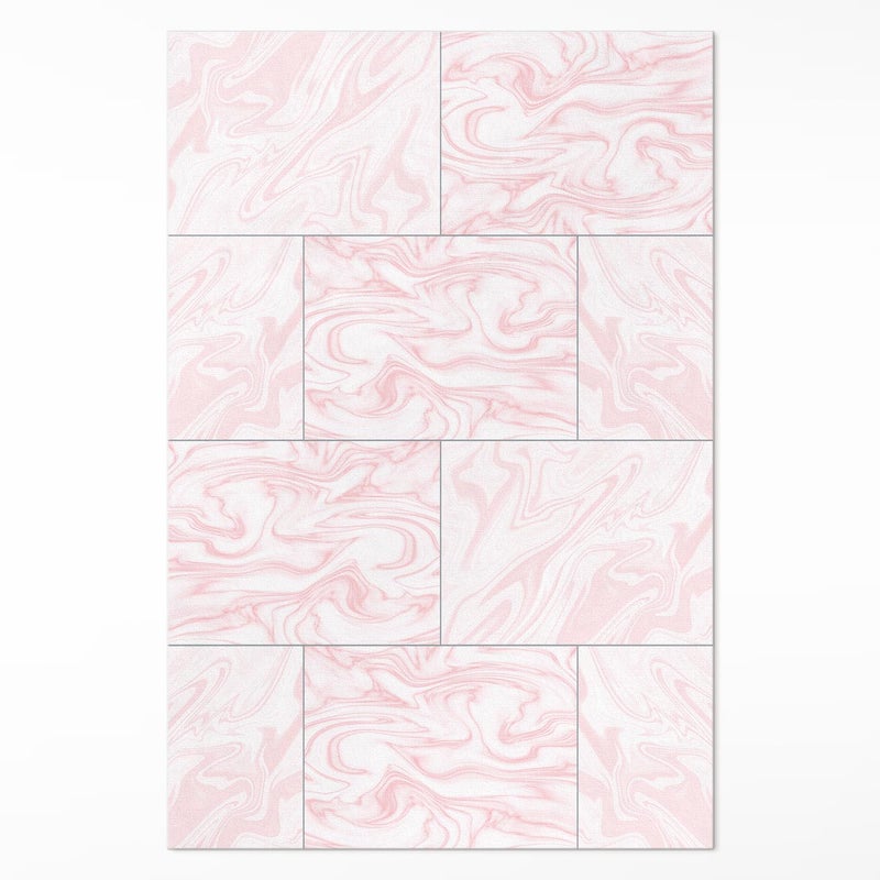 Dywan winylowy do salonu, mata PCV abstrakcyjne marmurowe płytki 60x90 cm ArtPrintCave