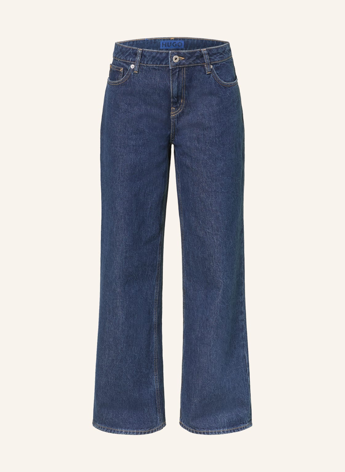 Hugo Jeansy Wide Leg Gamala blau