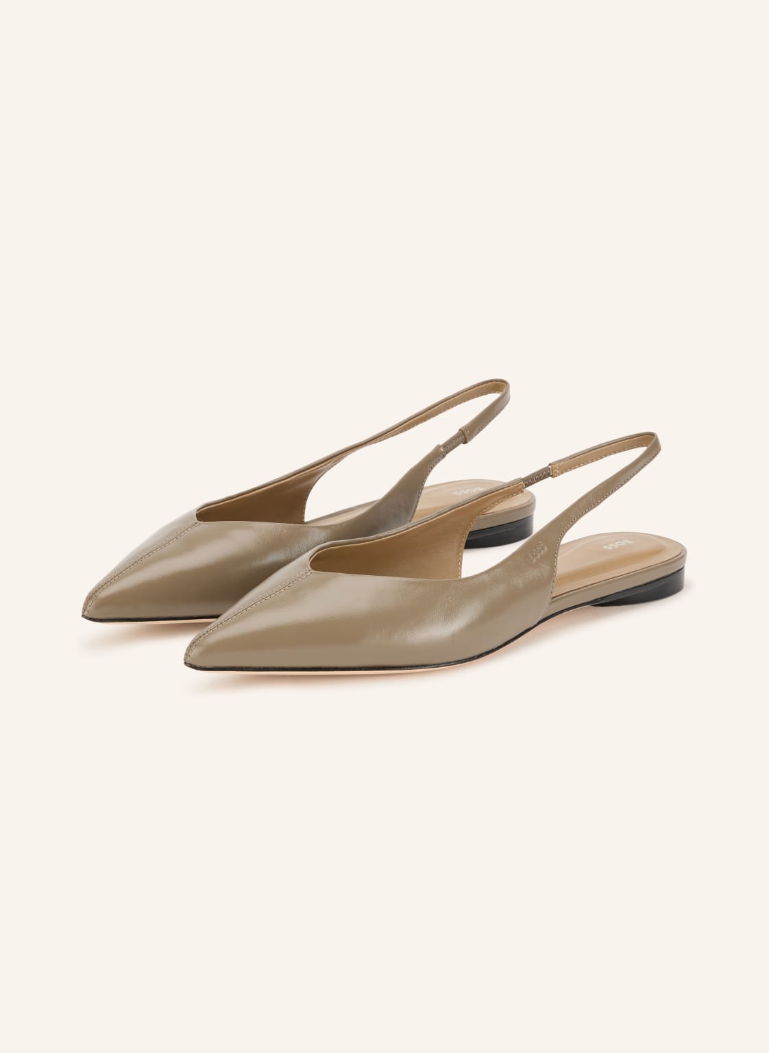 Boss Baleriny Typu Slingback Miah braun