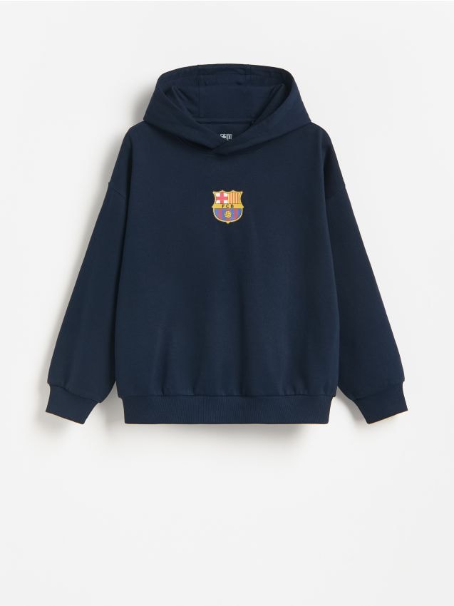 Reserved - Bluza FC Barcelona - granatowy