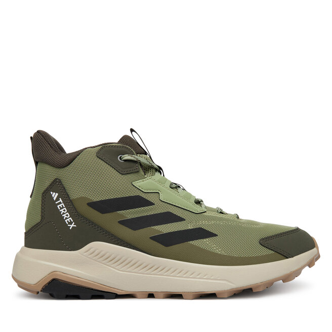 Trekkingi adidas Terrex Anylander Mid Hiking Shoes JR6596 Zielony