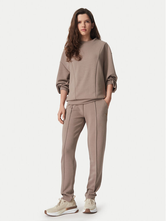 EA7 Emporio Armani Dres 7W000194 AF24375 U6100 Beżowy ciemny Relaxed Fit