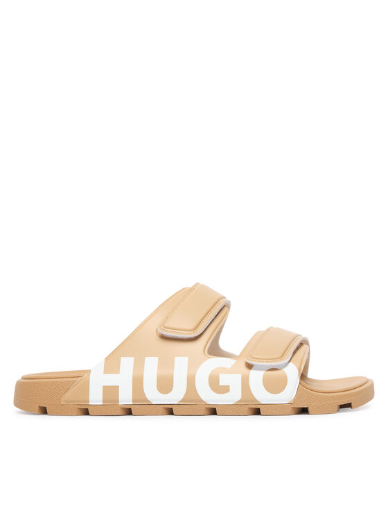HUGO Klapki Evander 50542042 Beżowy