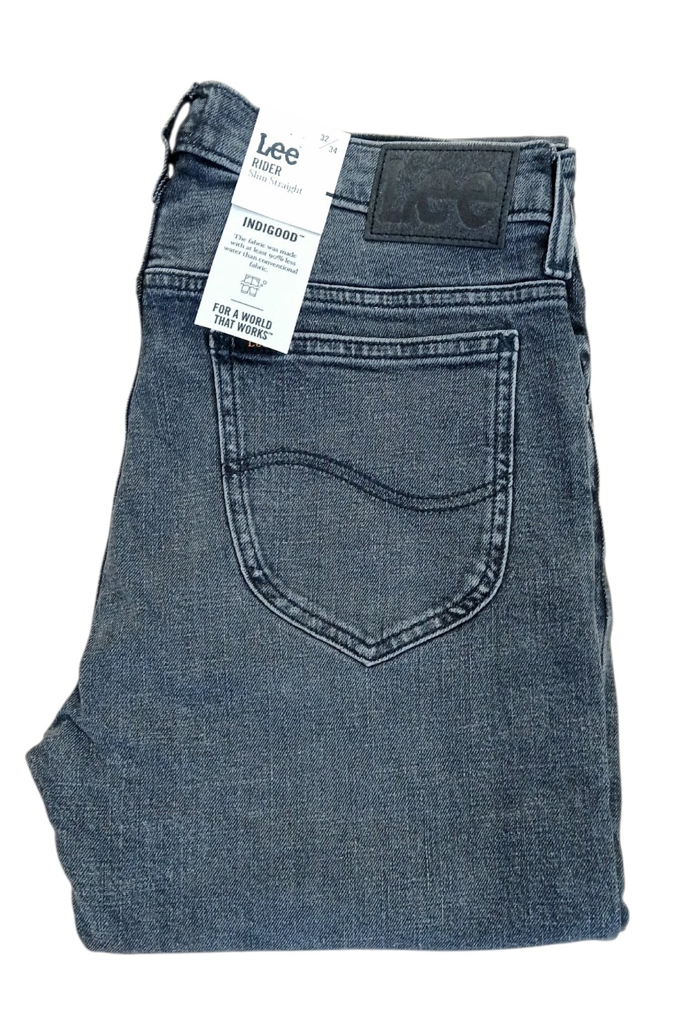 LEE RIDER SLIM WORN IN SHADOW JEANSY MĘSKIE