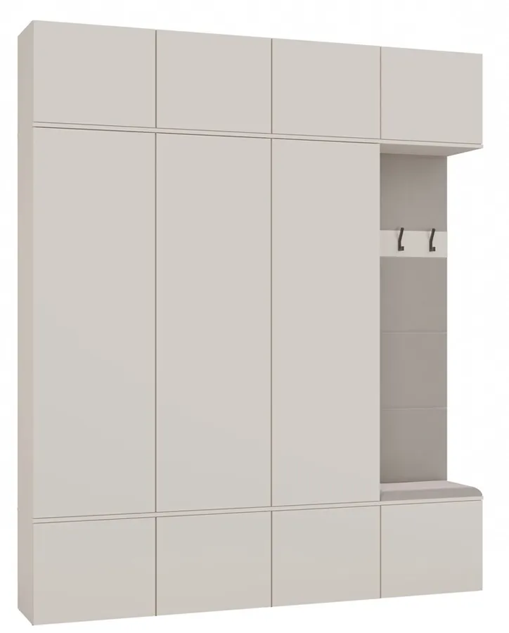 Kaszmirowa garderoba z siedziskiem E8-K75