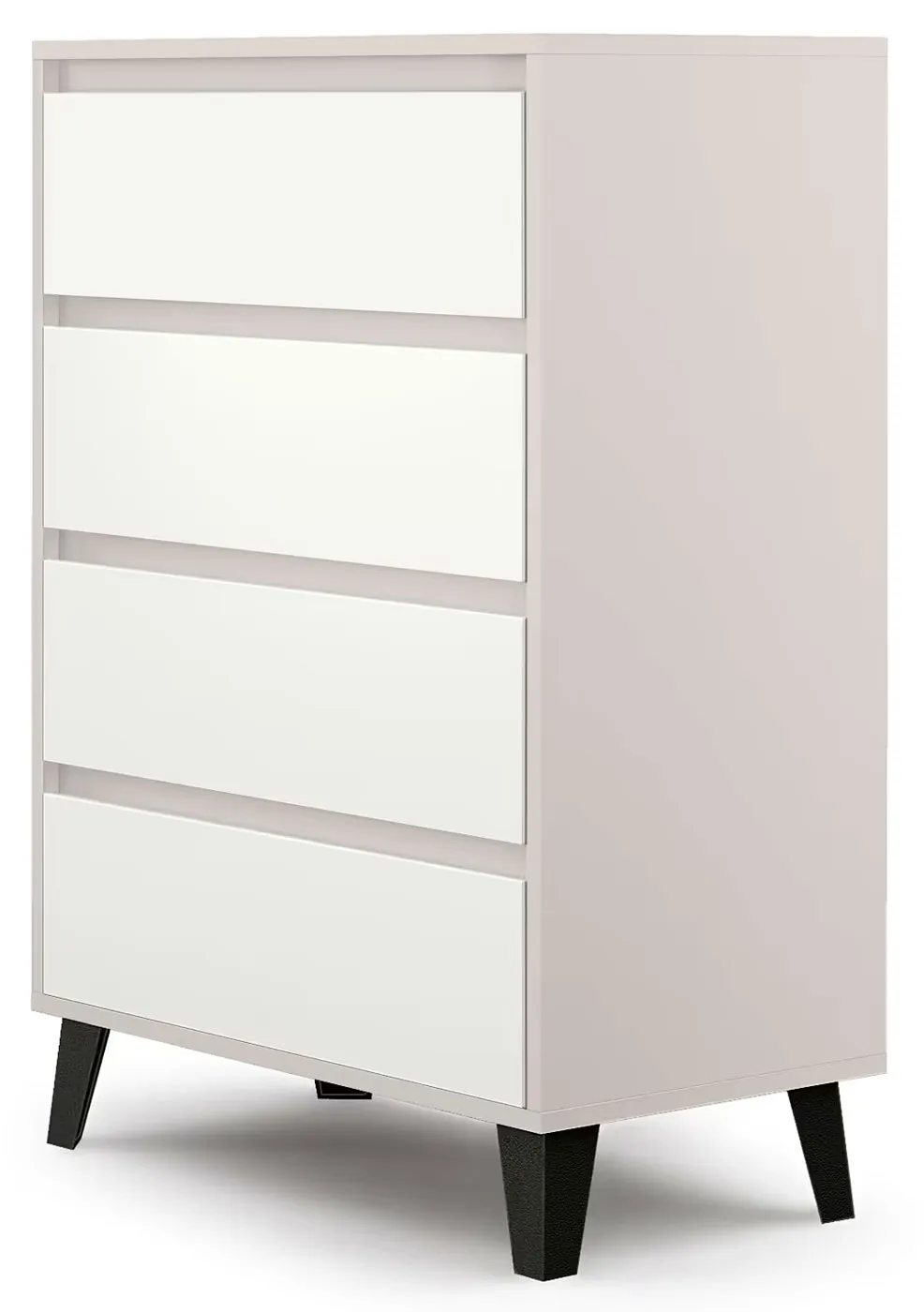 Komoda w stylu skandynawskim kaszmir + biały B5-F18