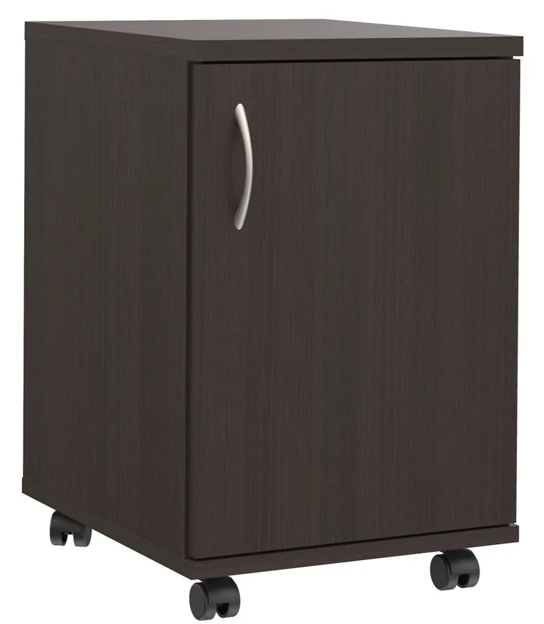 ELIOR Kontenerek biurowy z drzwiczkami wenge S0-W24